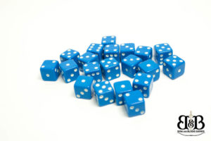 7mm Blue spotted Dice Bow & Blade Games