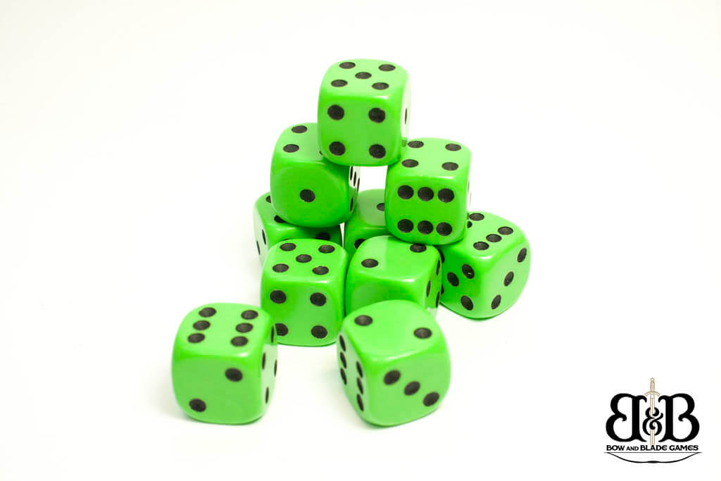 16mm spotted dice