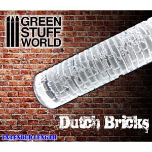 Green Stuff World Textured Rolling Pin Dutch Bricks