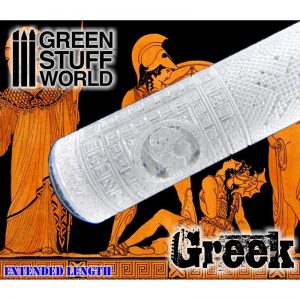 Green Stuff World Textured Rolling Pin Greek