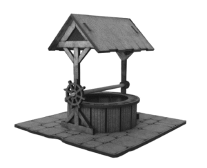 Timeline Terrain Fantasy Well 28mm MDF Building
